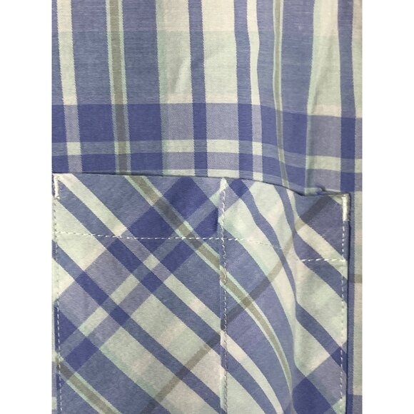 Under Armour Blue Plaid Button Down Shirt Women’s XS - Picture 8 of 12